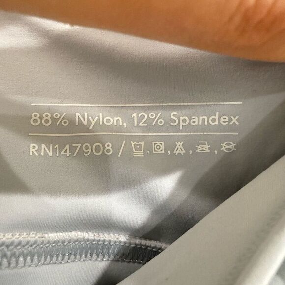 Outdoor Voices Women’s Medium Light Blue Grey Doubles Exercise Mini Dress - Picture 9 of 10